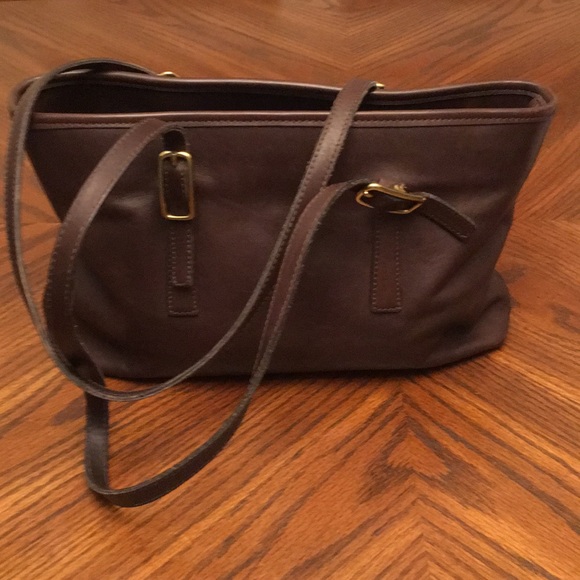 Coach Handbags - Coach Legacy Vintage dark brown shoulder bag/tote